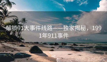 解锁91大事件线路——独家揭秘，1991年911事件