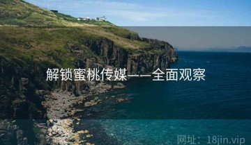 解锁蜜桃传媒——全面观察