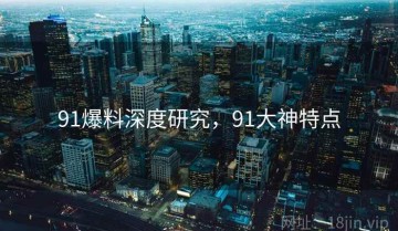 91爆料深度研究，91大神特点