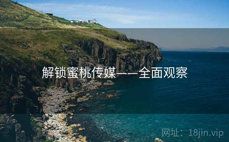 解锁蜜桃传媒——全面观察